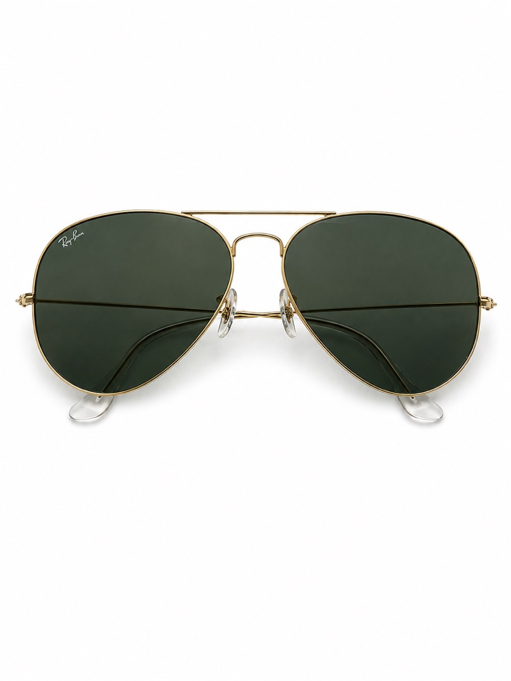 Ray-Ban Aviator Sunglasses - Gold Frame largest lens